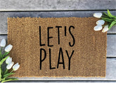 BNIL Mini Playhouse Doormat in doorway welcomes guests with playful charm.