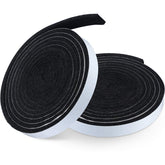 Boao BBQ gasket black grill tape roll, 7.5ft, enhances heat retention for even cooking.
