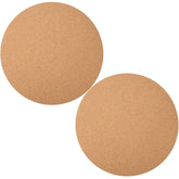 Boao two-pack 12-inch cork mats absorb moisture and protect surfaces