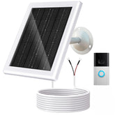 BOBUY Ring solar charger 5W panel close-up for continuous camera power.