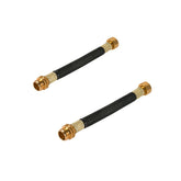 Boersite hose extension connector showing compact 0.8 ft reach for tight spots