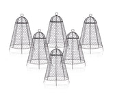 Boldworks garden cloche 12x20 metal mesh protects plants while letting sunlight.