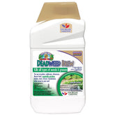 Bonide Captain Jack's Deadweed Brew bottle shows ready-to-use concentrate for fast weed control.