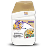 Bonide Rose Rx bottle pour for garden protection against pests.