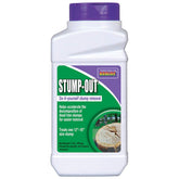 Bonide Stump-Out granules pack ready for use to speed stump decay