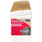 Bonide Thuricide BT Concentrate bottle for organic garden pest control.