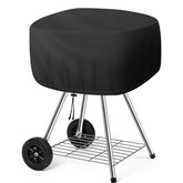 Bonnary outdoor 18-inch grill cover protecting rain and dust.