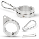 BONWIN 1inch flag pole rings assembly with adjustable fit for 0.75-1.02 in poles