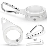 BONWIN 1-inch flag pole rings securely fit 0.75-1.02 inch poles for stable display.