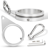 BONWIN 2in flag pole ring clip secures mounting on a pole