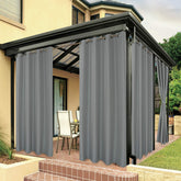 BONZER outdoor curtain for porch privacy keeps your space secluded.