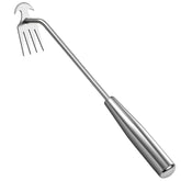 BOOLOOEN Weeder Tool in stainless steel for durable weed removal.