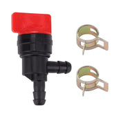 Bopurtotly 90-degree fuel shut-off valve with clamp for quick fuel isolation