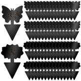 Boromine fruit fly traps 60-pack: black sticky sheets for indoor and outdoor pest control.
