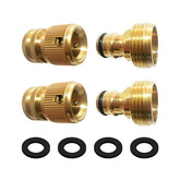 BOSICATS brass garden hose quick-connect fittings enabling leak-free watering in any yard.