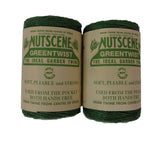 Bosmere Nutscene green twine on two spools, ideal for gardening and DIY projects.