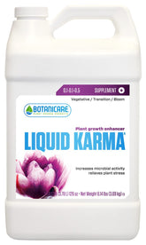Botanicare Liquid Karma bottle front view supports steady plant growth.
