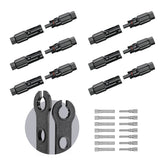 BougeRV 12-piece solar connector kit for seamless panel wiring
