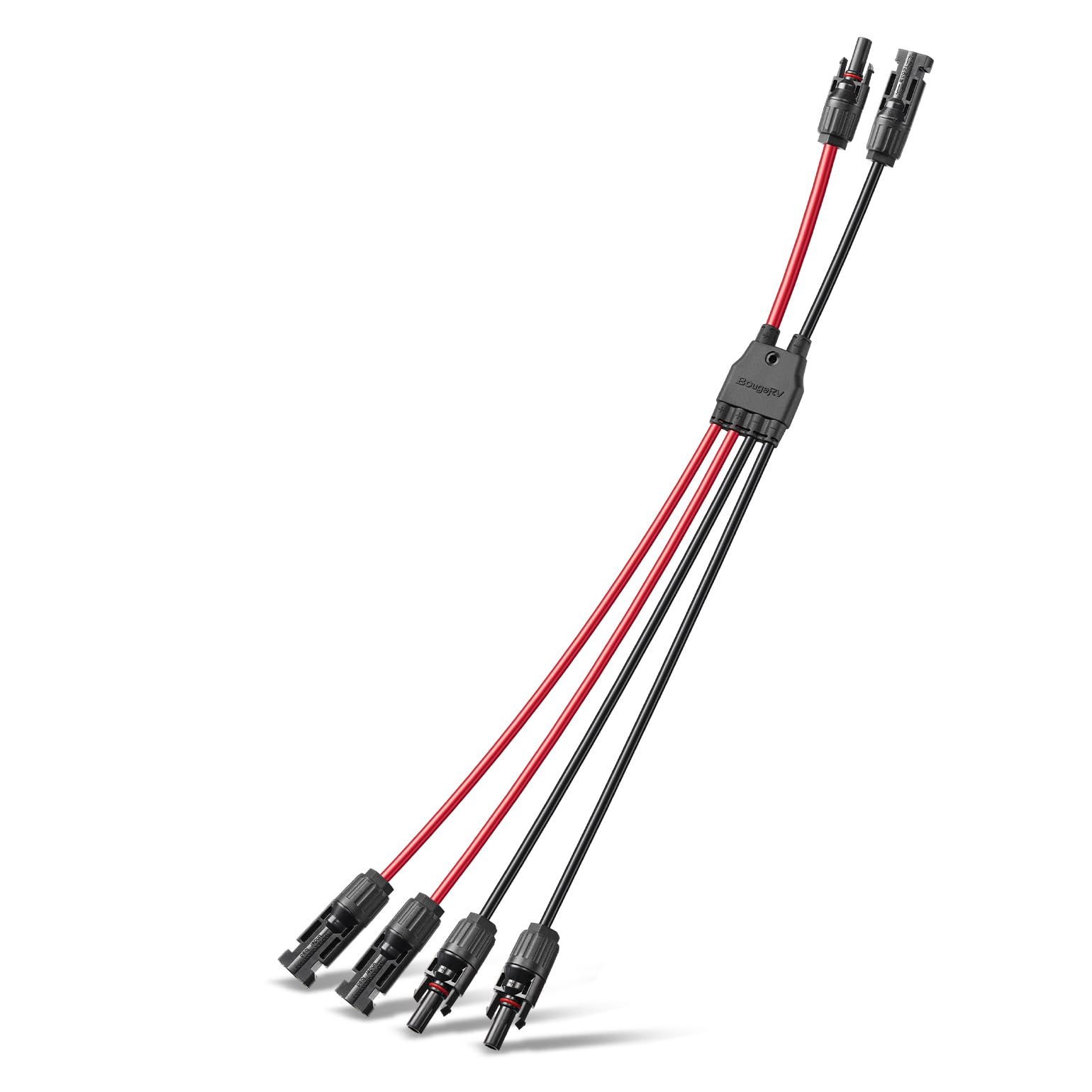 BougeRV longer branch design enables easier parallel connections with 30 cm branches
