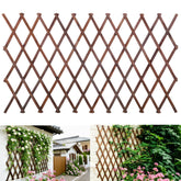 Bounmer expandable trellis with a thick grid for sturdy plant support