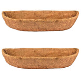 Bouod coconut planter liner 24in for window boxes, breathable and soil-holding.