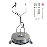 BouPower 30-inch surface cleaner with four wheels for smooth, stripe-free cleaning.