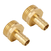 BOXOB brass garden hose fittings front view shows durable outdoor construction.