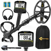 BOXTREN metal detector with adjustable stem for comfortable treasure hunts