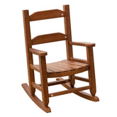 BplusZ Toddler Rocking Chair wooden frame highlights sturdy construction for daily toddler use.