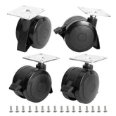 BQMAX 69828 grill wheels with locking caster for Weber Spirit ensure stable movement