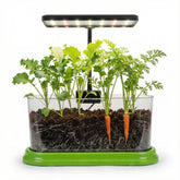 Brainiac Club plant growing kit with LED grow light offers a compact indoor garden for year‑round herbs.