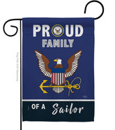 Breeze Decor Proud Family Sailor flag front view shows double-sided readability