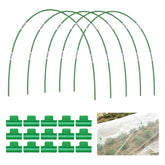 Breeze Touch 25-piece garden hoops assembly for modular grow tunnels.
