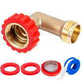 Breezliy 90-degree hose elbow connector for easy alignment and installation