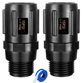 Breezliy 15 psi regulator provides steady drip irrigation pressure.