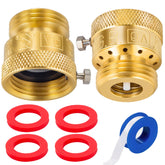 Breezliy vacuum breaker set enables reliable backflow prevention for outdoor hoses.