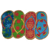 Briarwood Lane coir doormat with vivid artwork and non-slip backing for outdoor entrances.