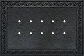 Briarwood Lane outdoor tray with floral design on a welcoming porch