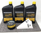 Briggs & Stratton Vanguard 15W-50 oil bottle protects small engines during heavy use