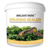 Briliantwerk 28 oz Tree Pruning Sealer bottle applying a protective coating to pruning wounds