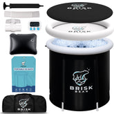 Brisk Bear ice bath tub cover protects the tub between uses for cleaner, warmer experiences.