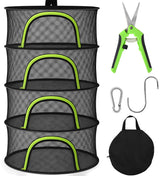 BRIVADO herb drying rack 4-layer for efficient air drying of herbs.