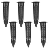 Briwooody 6-pack watering stakes close-up guiding water to roots for efficient irrigation