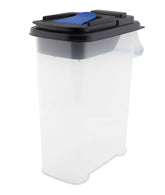 Broil King 66900 pellet storage bin front view showing compact design for pellets