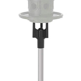 Brome Pole Adaptor on a 1-inch pole enables easy Squirrel Buster Plus mounting