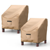 BROSYDA outdoor chair cover with waterproof 600D fabric protects furniture from rain.