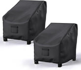 BROSYDA patio chair cover waterproof two-pack shields outdoor chairs from rain and sun.