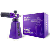 Brug's Pro Foam Cannon V2 in action delivering thick foam for a thorough car wash.