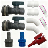 BRZFWLMYDF hole saw tool included for easy rain barrel installation