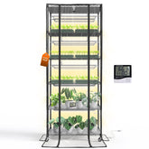 Bstrip indoor greenhouse frame ready for seed trays and starter plants